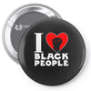 i love black people Pin-back button