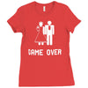 game over Ladies Fitted T-Shirt