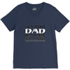 i'm a proud dad of a freaking awesome daughter V-Neck Tee