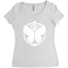 tomorrowland man's Women's Triblend Scoop T-shirt