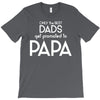 Only the Best Dads get Promoted to Papa T-Shirt
