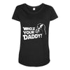 darth vader who's your daddy funny Maternity Scoop Neck T-shirt
