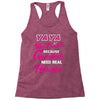 Yaya Was Created Because Need Real Heroes Racerback Tank