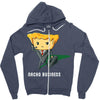 what's in his briefqueso Zipper Hoodie