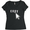 Copy Paste Matching Women's Triblend Scoop T-shirt