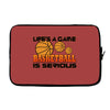 life's a game basketball Laptop sleeve