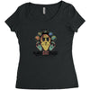 planet music Women's Triblend Scoop T-shirt