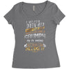 i never dreamed that one day i'd become a grumpy old man but Women's Triblend Scoop T-shirt