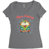 hippie holidays Women's Triblend Scoop T-shirt