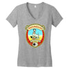 dogs bollocks beer label ideal birthday present or gift Women's V-Neck T-Shirt