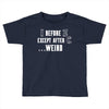 i before e except after c Toddler T-shirt