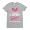 I'm Your Father's Day Gift Mom Says You're Welcome Baby Girl Ladies Fitted T-Shirt