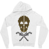 skull bullets Zipper Hoodie