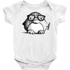 nerd penguin Baby Bodysuit