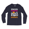 Class of 2017 Proud Grandma Graduation Long Sleeve Shirts