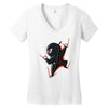 he&rsquo;s coming to get you Women's V-Neck T-Shirt