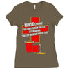 nurse definition Ladies Fitted T-Shirt