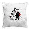 cat vs mouse Throw Pillow
