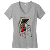 old gamer Women's V-Neck T-Shirt