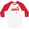 case ih farm butterfly 3/4 Sleeve Shirt