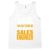 cant scare me im sales engineer halloween Tank Top