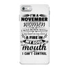 I Am A November Women iPhone 7 Case