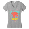 California Summer For Women's V-Neck T-Shirt