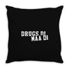 drugs di maa di Throw Pillow