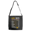 Leo Facts Zodiac Adjustable Strap Totes