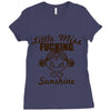 little miss fucking sunshine Ladies Fitted T-Shirt