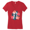 mexico Women's V-Neck T-Shirt