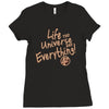 the answer to the question Ladies Fitted T-Shirt