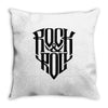 rock music Throw Pillow