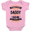 Super Cool Daddy Of A Freaking Awesome Son Baby Onesie