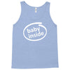 baby inside sticker vinyl decal Tank Top