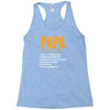 Papa Noun Definition Racerback Tank