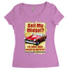 sell midget ideal christmas gift or present Women's Triblend Scoop T-shirt