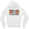 pizza is my valentine 4 Zipper Hoodie