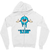 monster eye blue Zipper Hoodie