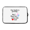 Our Family is Growing Laptop sleeve