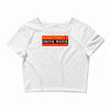 sometimes i drink water, ideal gift, birthday present Crop Top