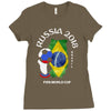 brazil national team youth 2018 fifa world cup Ladies Fitted T-Shirt