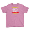 i'm here because you broke something Youth Tee