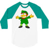 happy saint patrick day simpson 3/4 Sleeve Shirt
