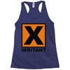 irritant symbol Racerback Tank