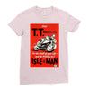 vintage tt race poster, ideal gift or birthday present Ladies Fitted T-Shirt