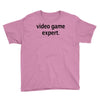 video game expert t shirt 3xl funny xbox ps3 nerdy geeky wii cod snipe Youth Tee
