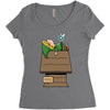 wake up Women's Triblend Scoop T-shirt