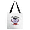 mr. metal Tote Bags