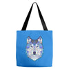 the wolf Tote Bags